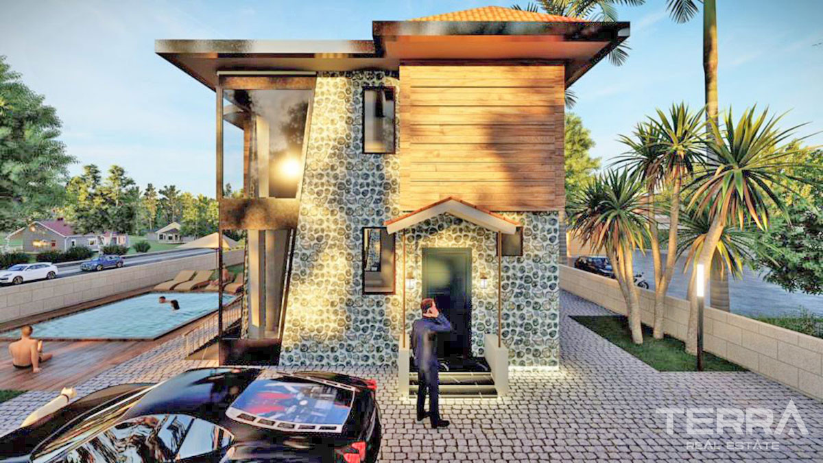Bargain Villas with Private Garden & Swimming Pool in Üzümlü Fethiye - 51935