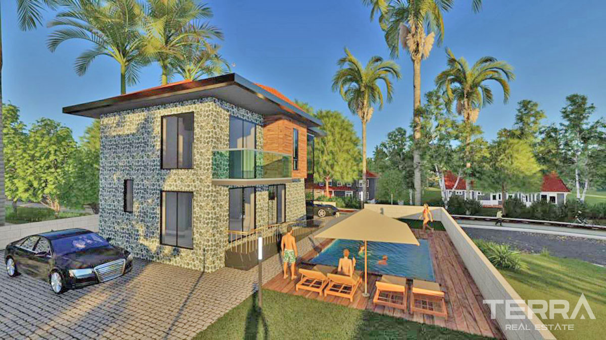 Bargain Villas with Private Garden & Swimming Pool in Üzümlü Fethiye - 51936