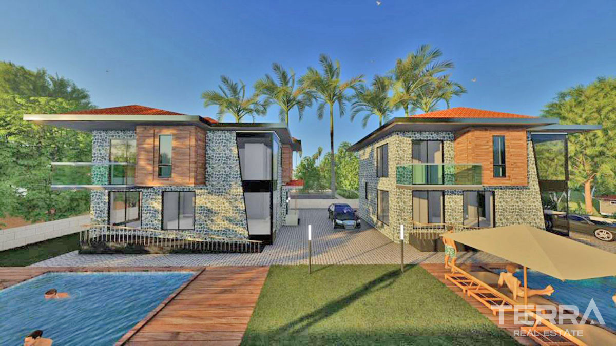 Bargain Villas with Private Garden & Swimming Pool in Üzümlü Fethiye - 51937