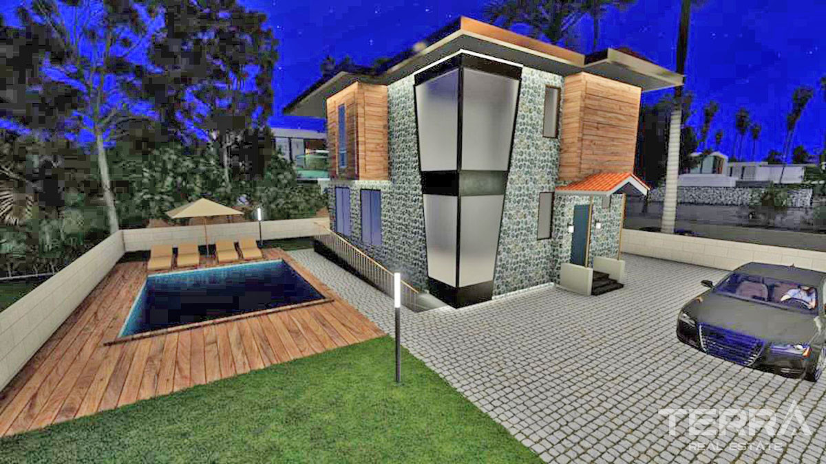 Bargain Villas with Private Garden & Swimming Pool in Üzümlü Fethiye - 51942