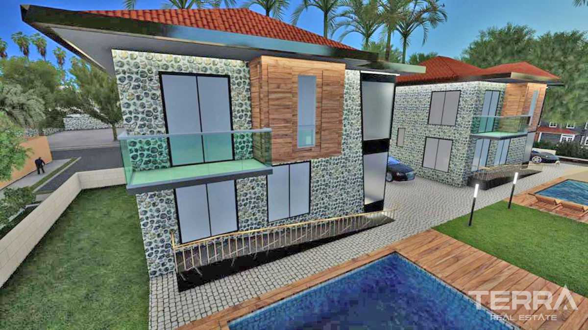 Bargain Villas with Private Garden & Swimming Pool in Üzümlü Fethiye - 51943