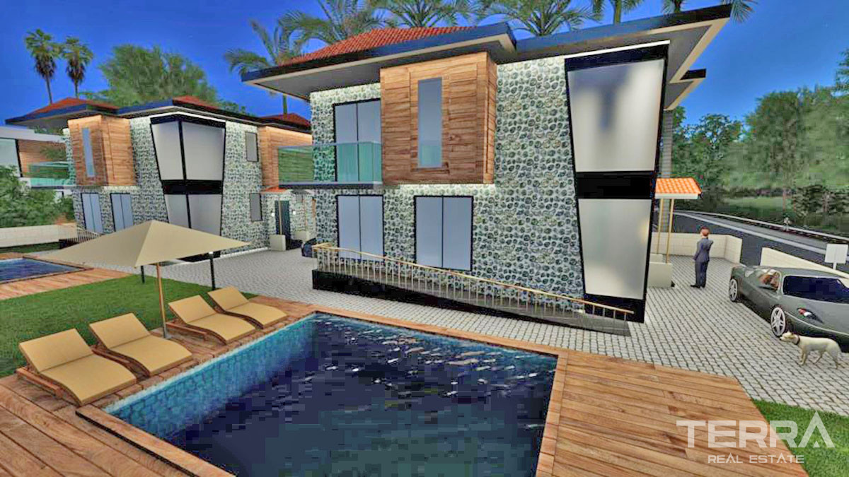 Bargain Villas with Private Garden & Swimming Pool in Üzümlü Fethiye - 51944
