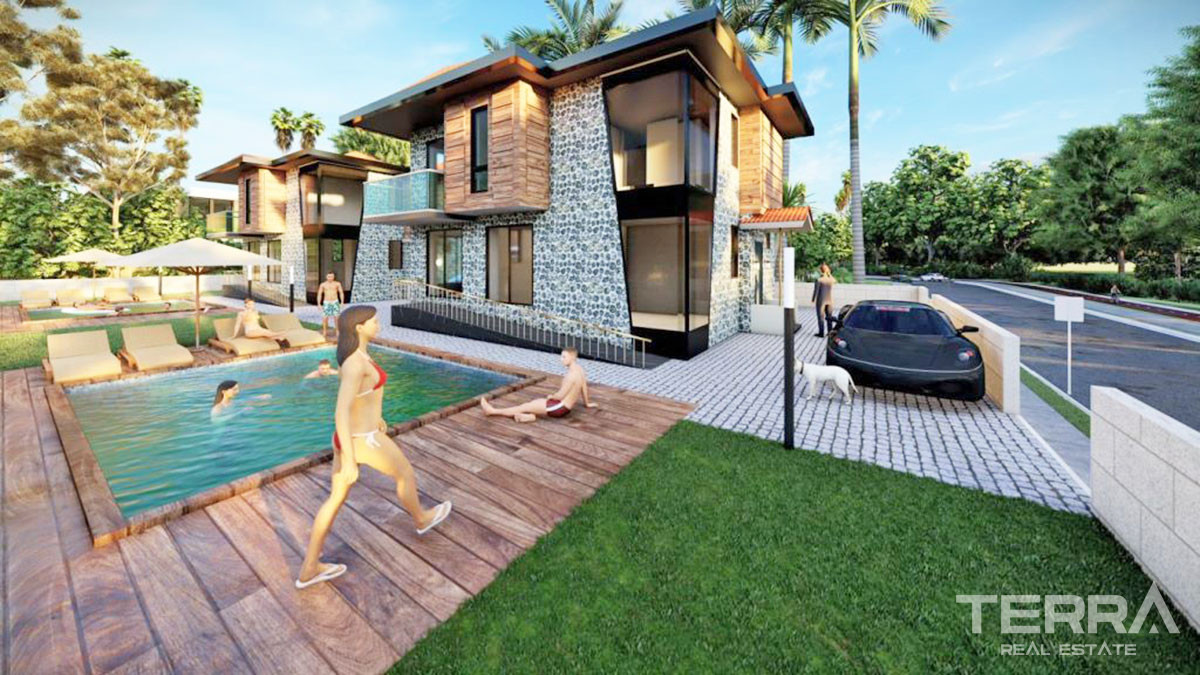 Bargain Villas with Private Garden & Swimming Pool in Üzümlü Fethiye - 51945