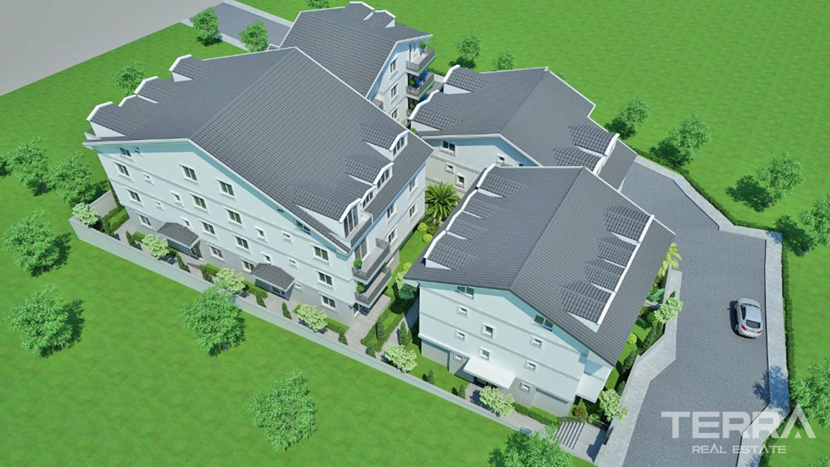 Bargain Apartments with Mountain View in Fethiye Taşyaka - 51960