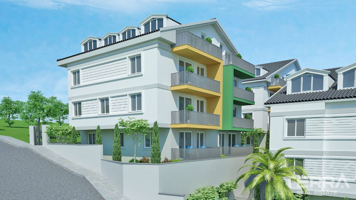 Bargain Apartments with Mountain View in Fethiye Taşyaka - 51967