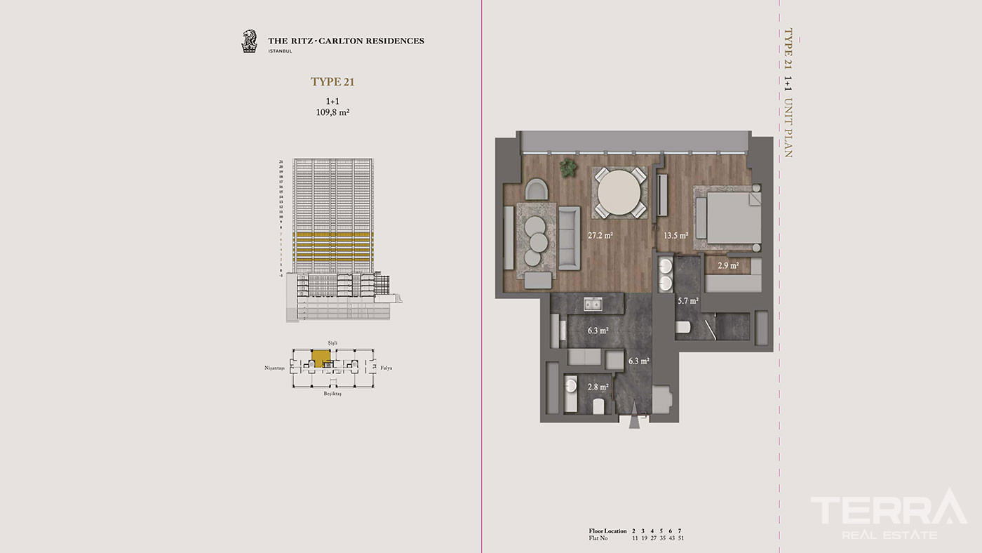 Şişli Apartments in One of the Most Exclusive Projects in Istanbul - 52097