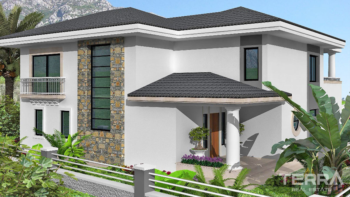 Mountain View Villa with Large Plot and Private Pool in Fethiye Üzümlü - 52109