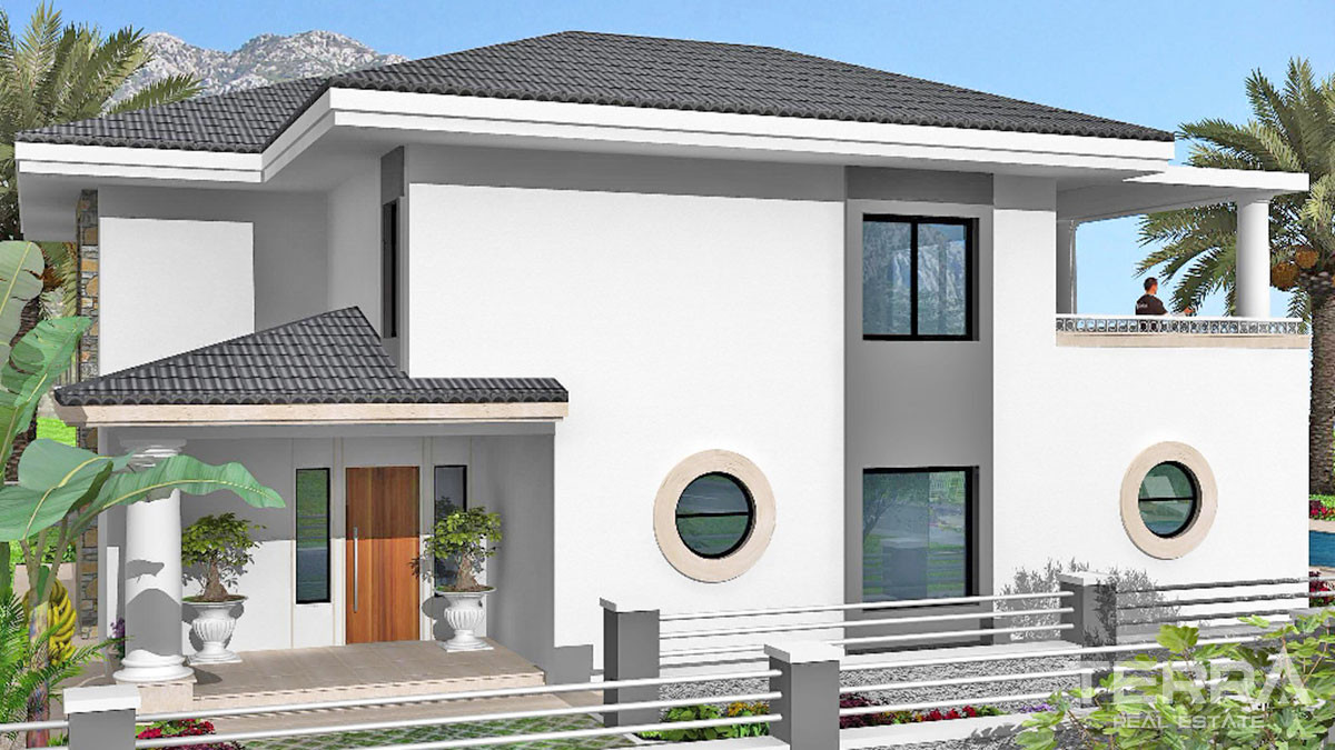 Mountain View Villa with Large Plot and Private Pool in Fethiye Üzümlü - 52110