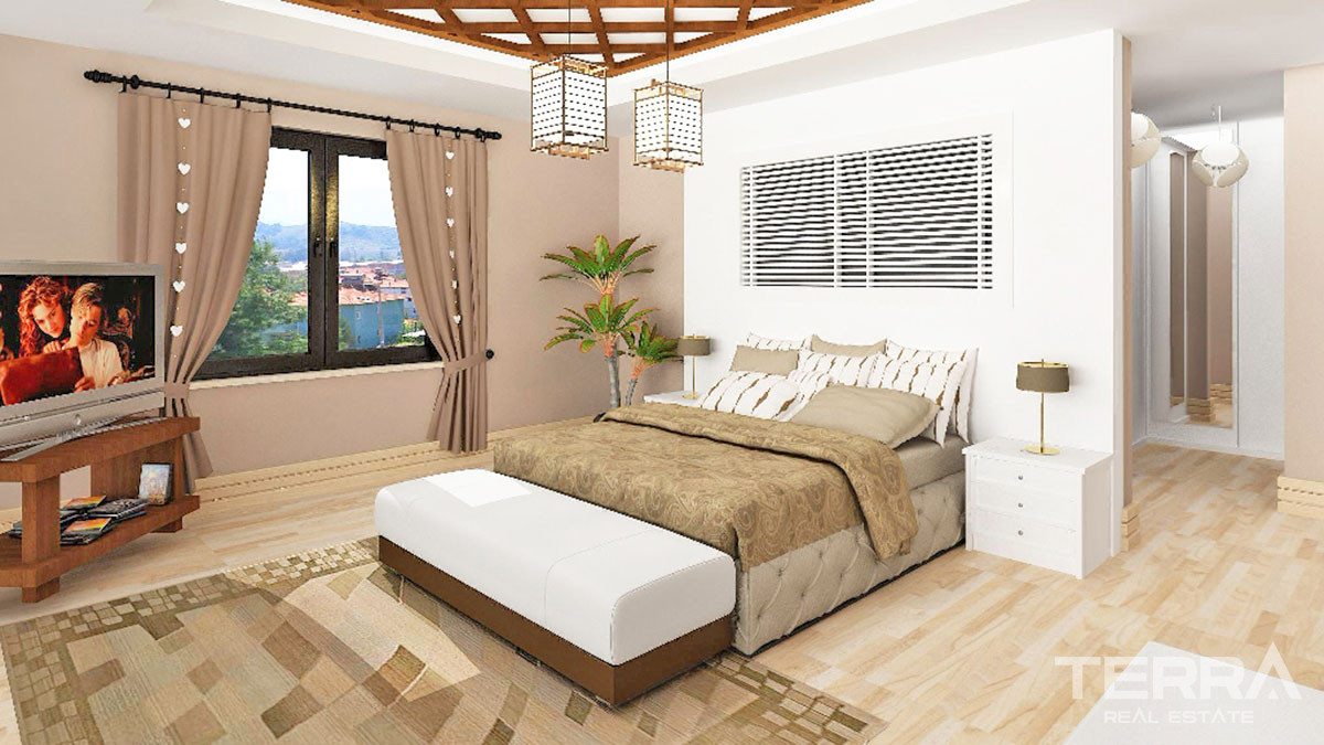 Mountain View Villa with Large Plot and Private Pool in Fethiye Üzümlü - 52138