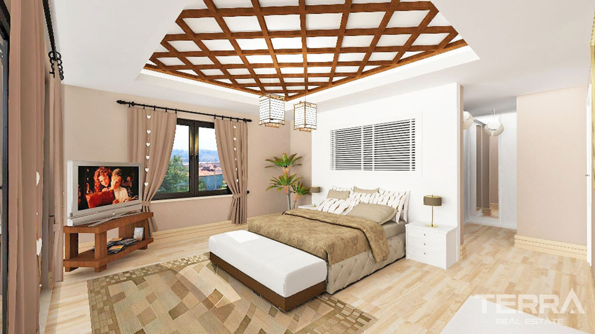 Mountain View Villa with Large Plot and Private Pool in Fethiye Üzümlü - 52139