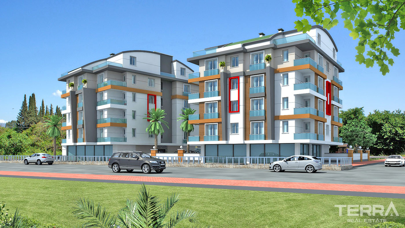 Luxury Apartments in a Residential Complex in Antalya Konyaaltı - 52587