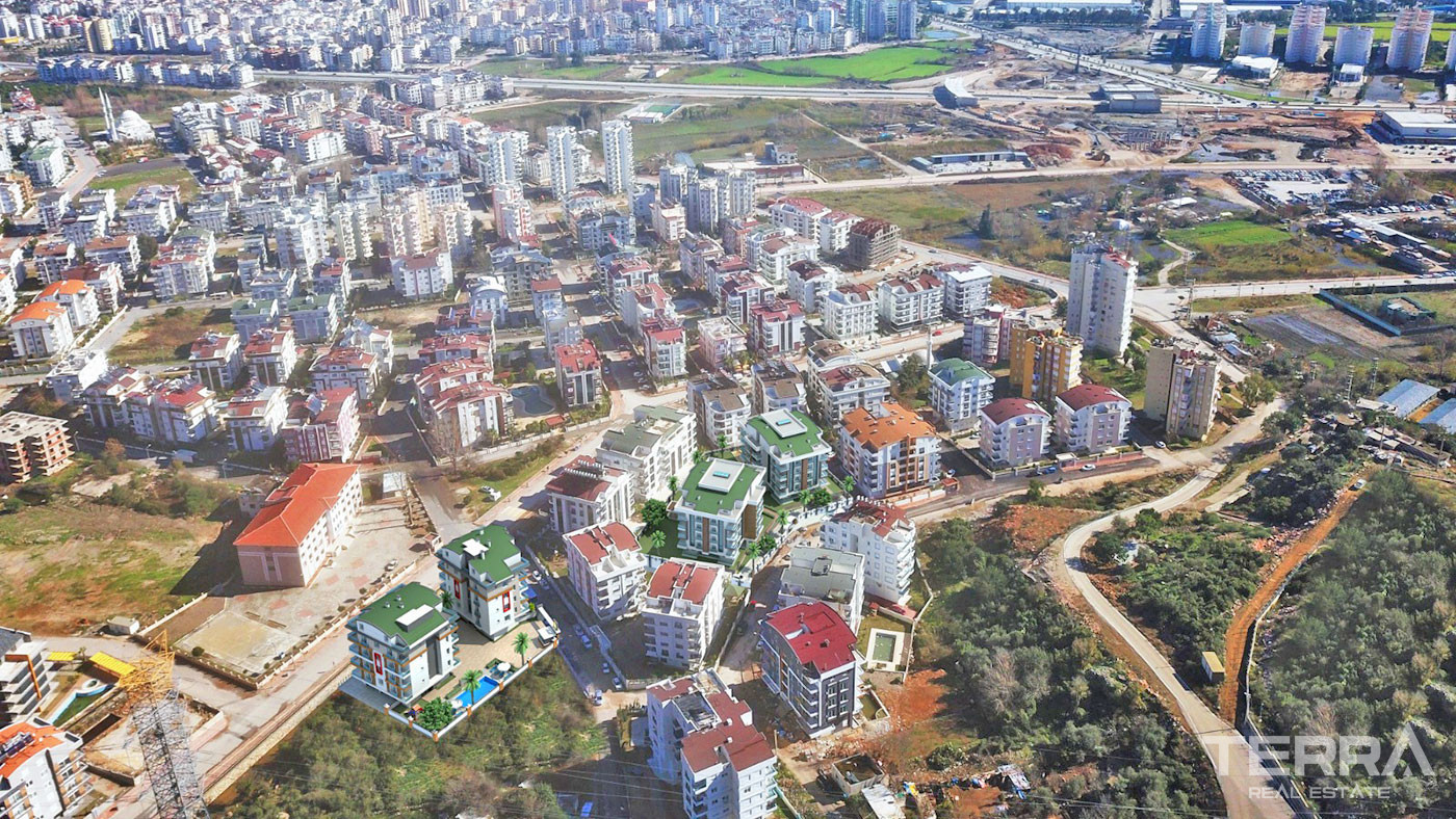 Luxury Apartments in a Residential Complex in Antalya Konyaaltı - 52588