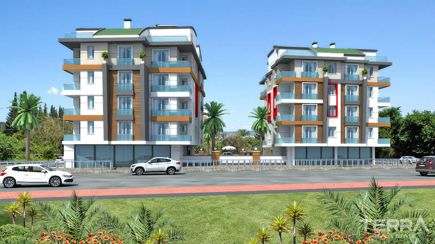 Luxury Apartments in a Residential Complex in Antalya Konyaaltı - 52590