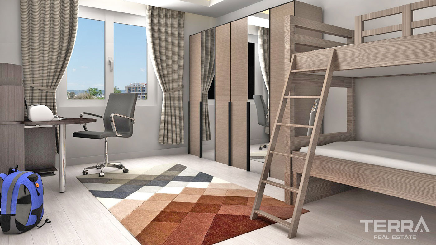 Luxury Apartments in a Residential Complex in Antalya Konyaaltı - 52593
