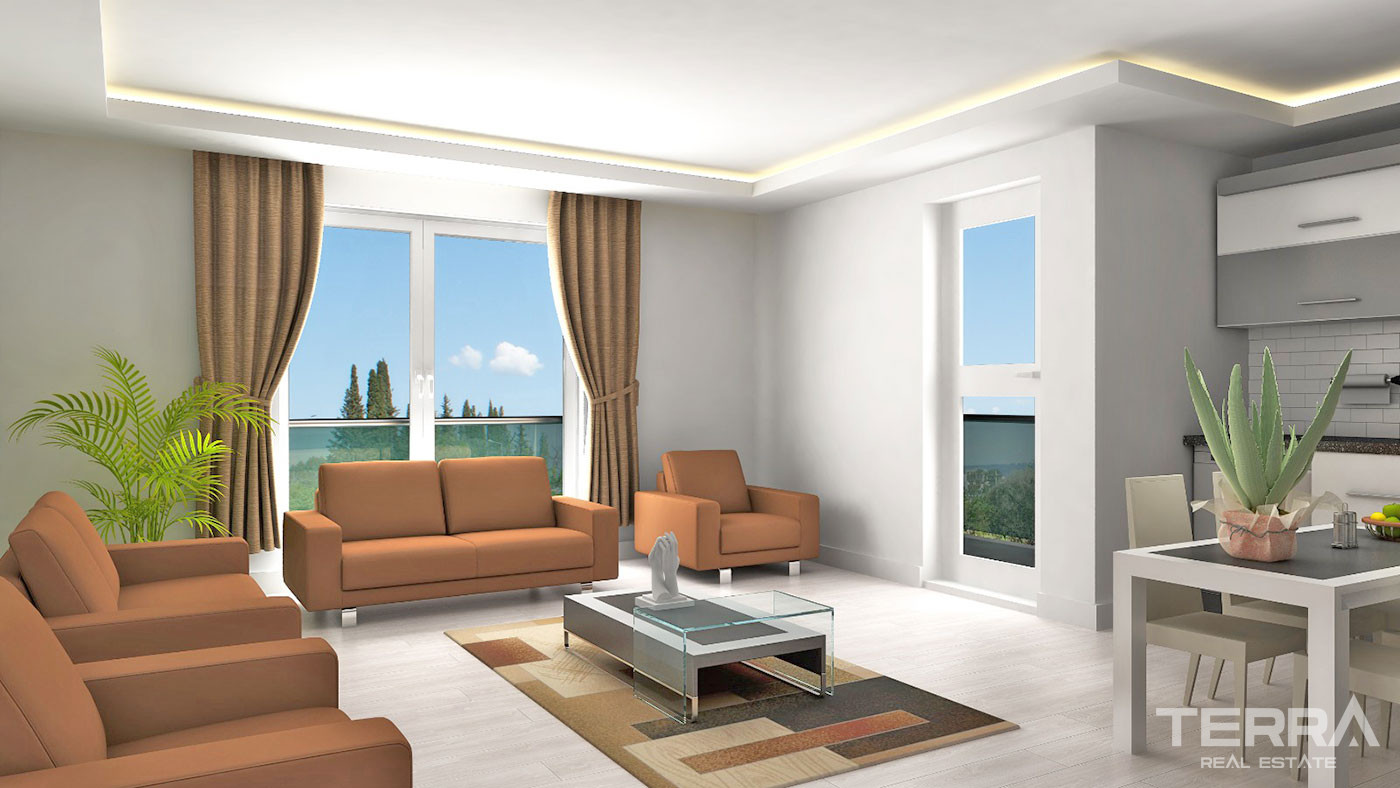 Luxury Apartments in a Residential Complex in Antalya Konyaaltı - 52596