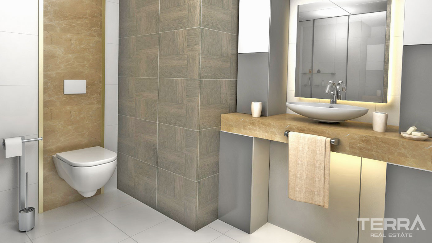 Luxury Apartments in a Residential Complex in Antalya Konyaaltı - 52601
