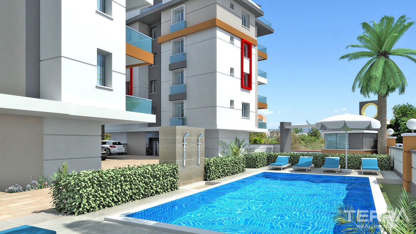 Luxury Apartments in a Residential Complex in Antalya Konyaaltı