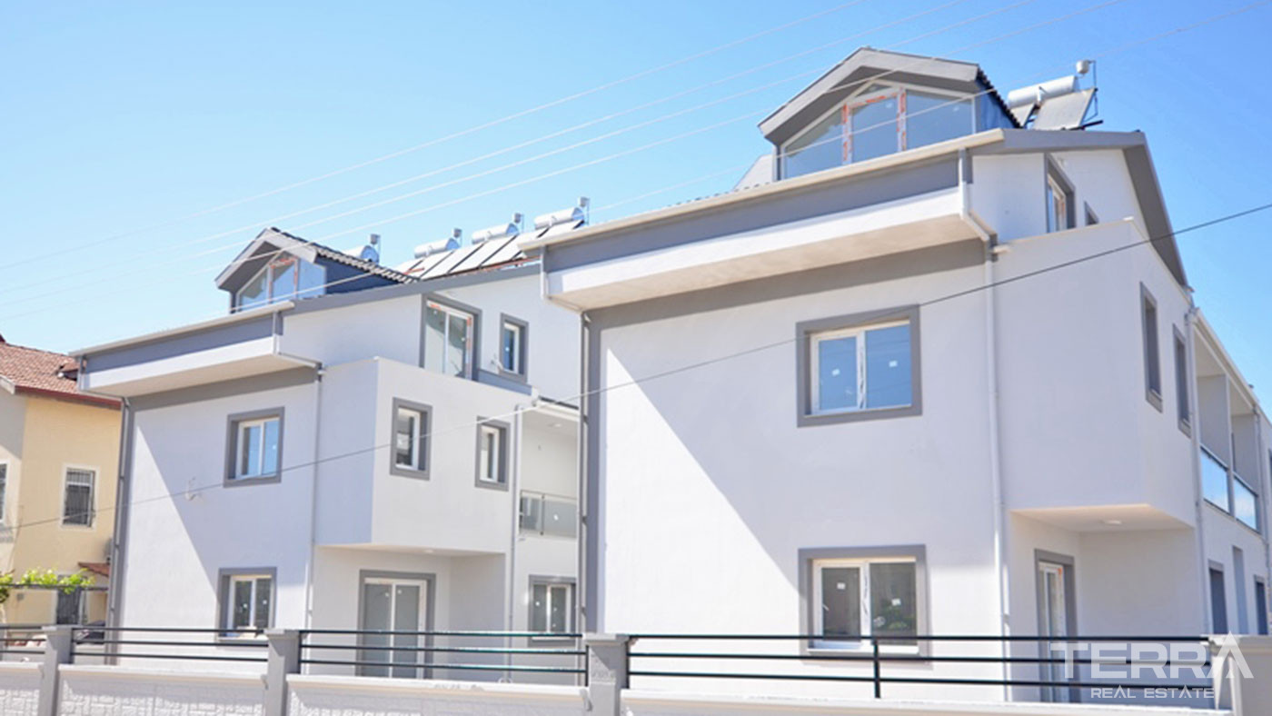 Newly Built Bargain Apartment with Shared Pool in Çalış Fethiye - 52179