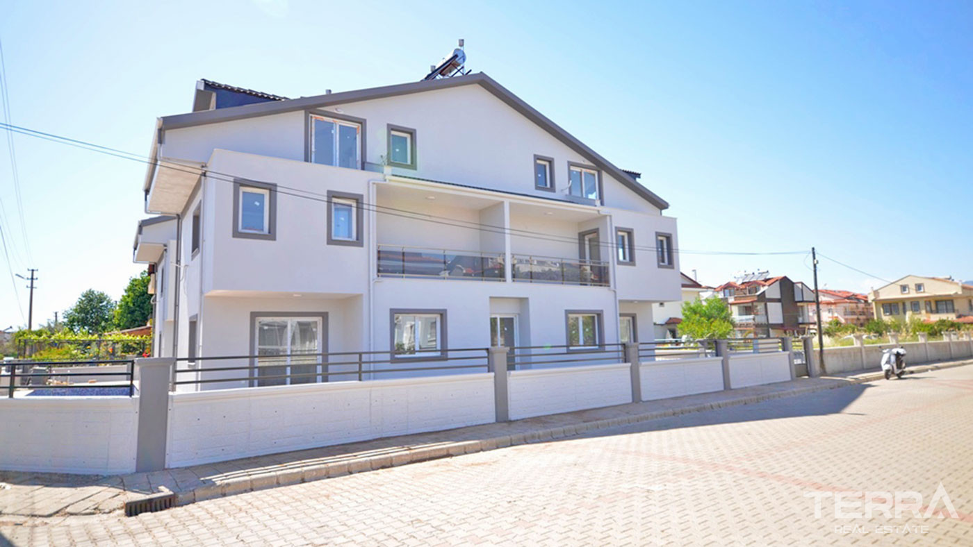 Newly Built Bargain Apartment with Shared Pool in Çalış Fethiye - 52180