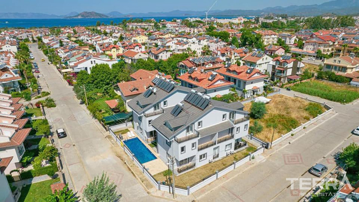 Newly Built Bargain Apartment with Shared Pool in Çalış Fethiye - 55536