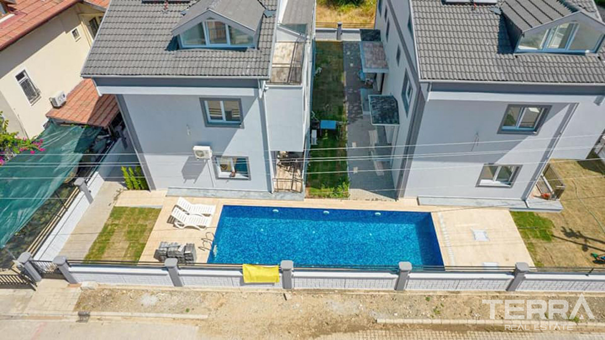 Newly Built Bargain Apartment with Shared Pool in Çalış Fethiye - 55540