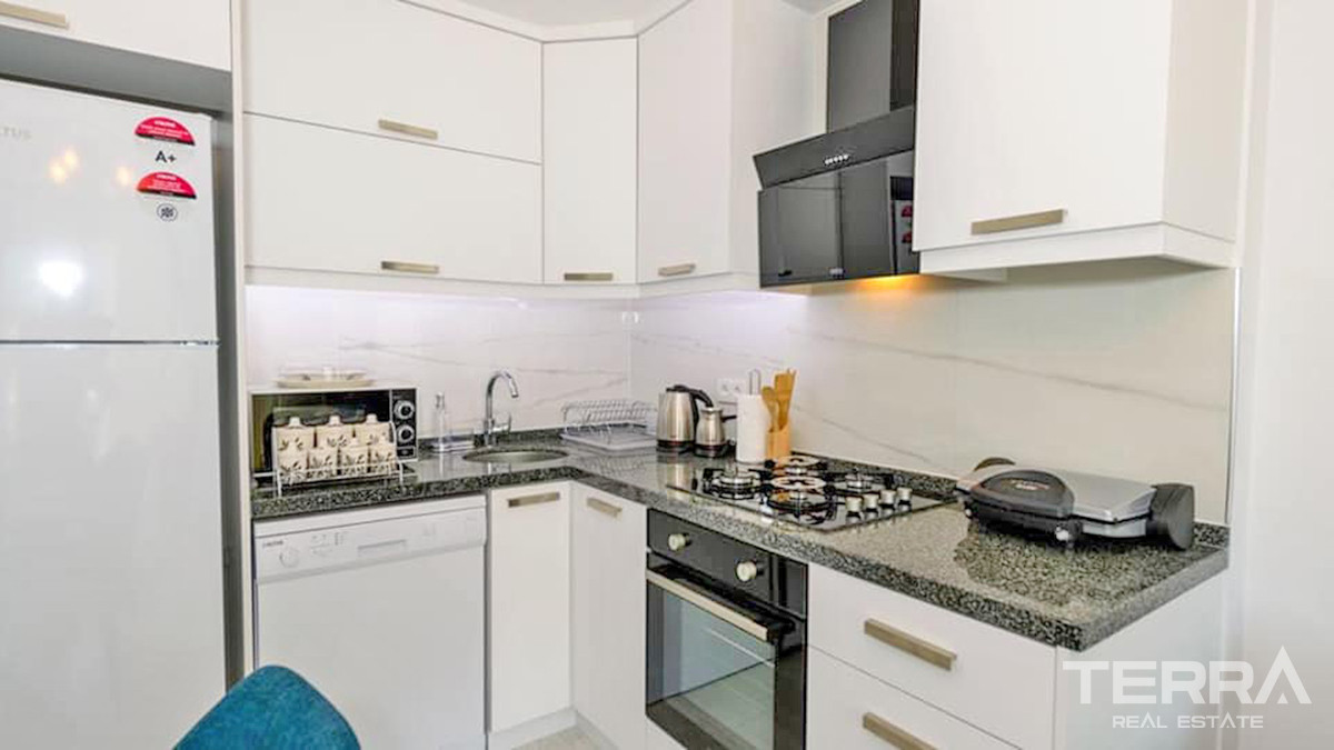 Newly Built Bargain Apartment with Shared Pool in Çalış Fethiye - 55541