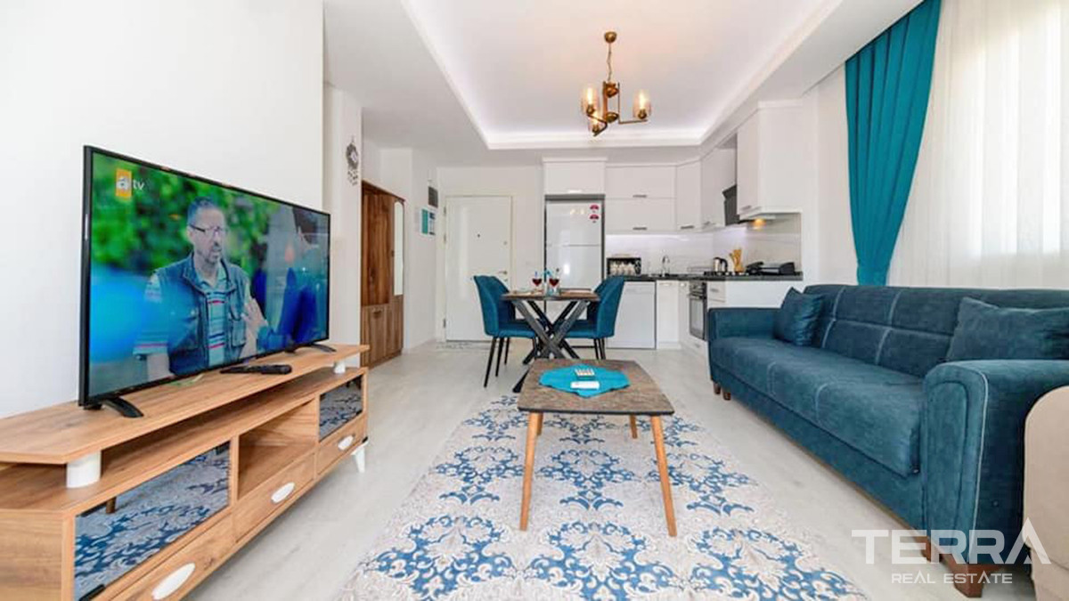 Newly Built Bargain Apartment with Shared Pool in Çalış Fethiye - 55544
