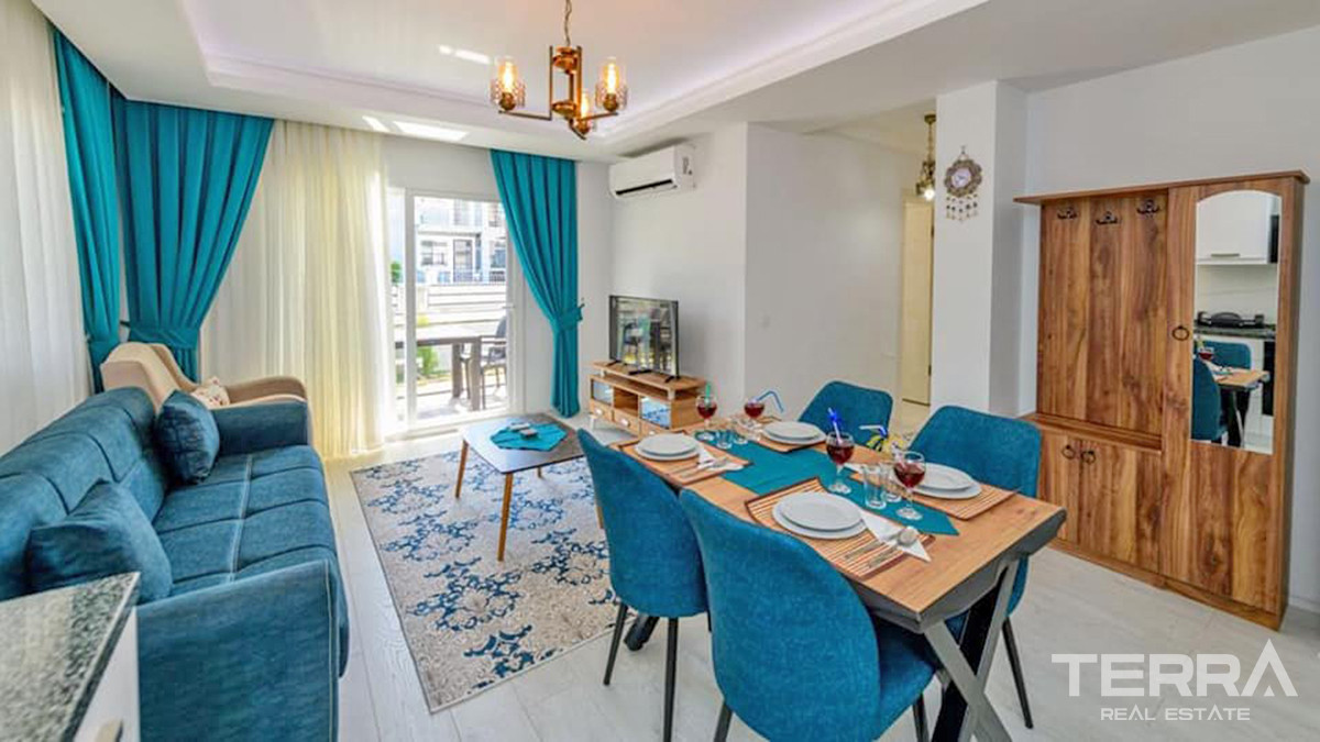 Newly Built Bargain Apartment with Shared Pool in Çalış Fethiye - 55549