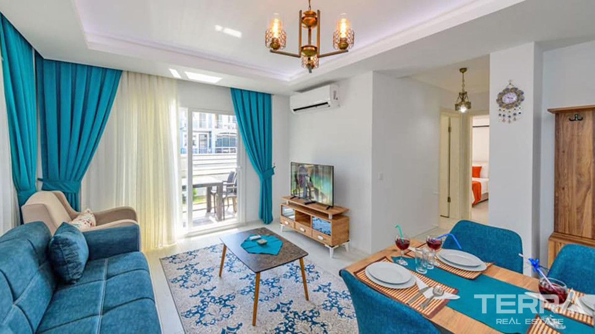 Newly Built Bargain Apartment with Shared Pool in Çalış Fethiye - 55550