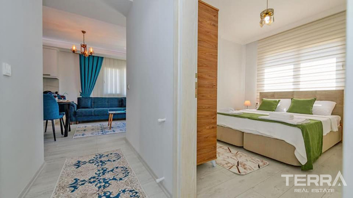Newly Built Bargain Apartment with Shared Pool in Çalış Fethiye - 55551