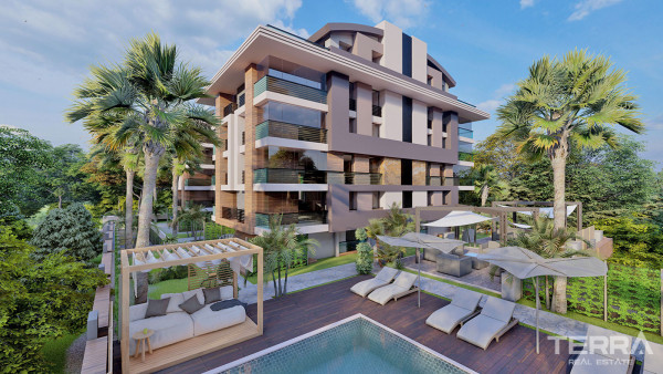 Luxury Antalya Apartments with Natural Gas System in Konyaaltı, Sarısu