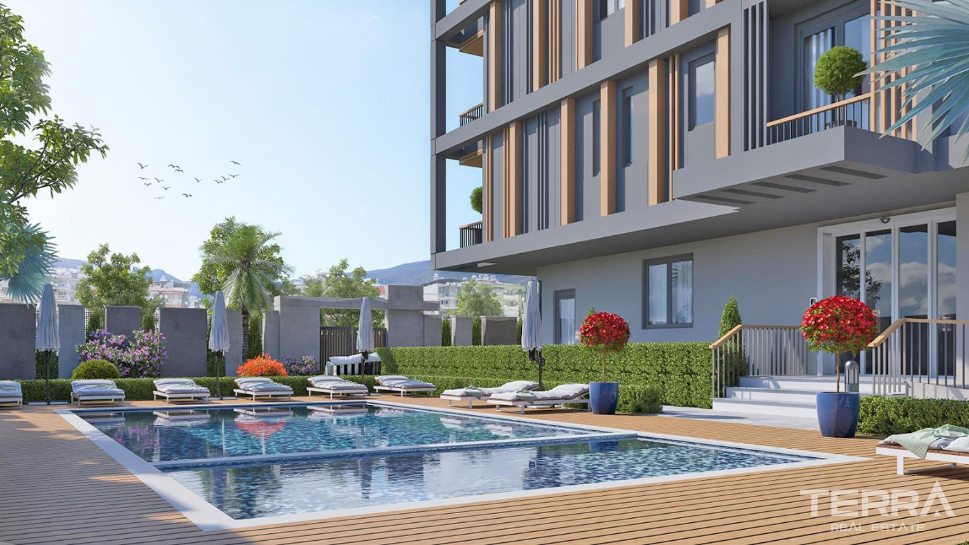 Brand New Apartments With Walking Distance to the Sea in Antalya Lara