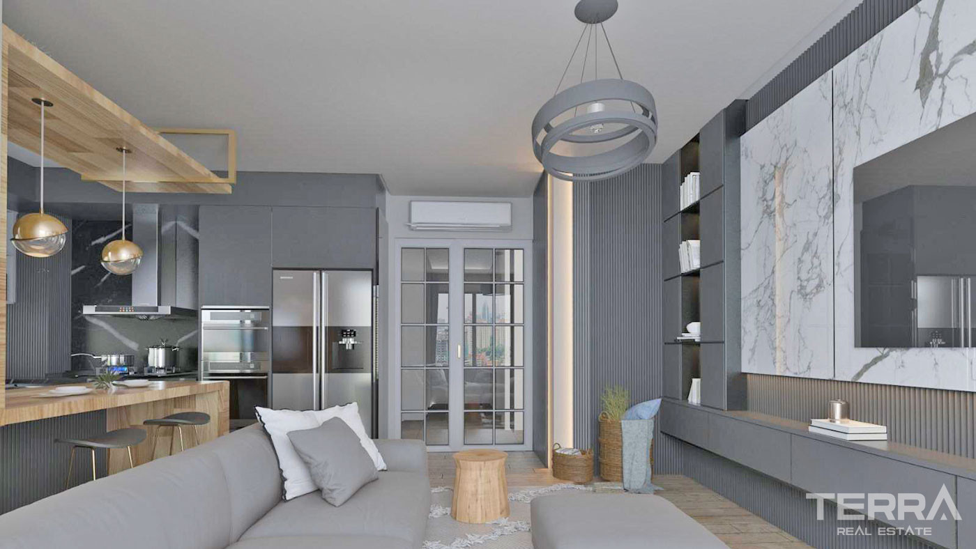 Appartements Modernes 500 m de la Mer à Lara Antalya - 52870