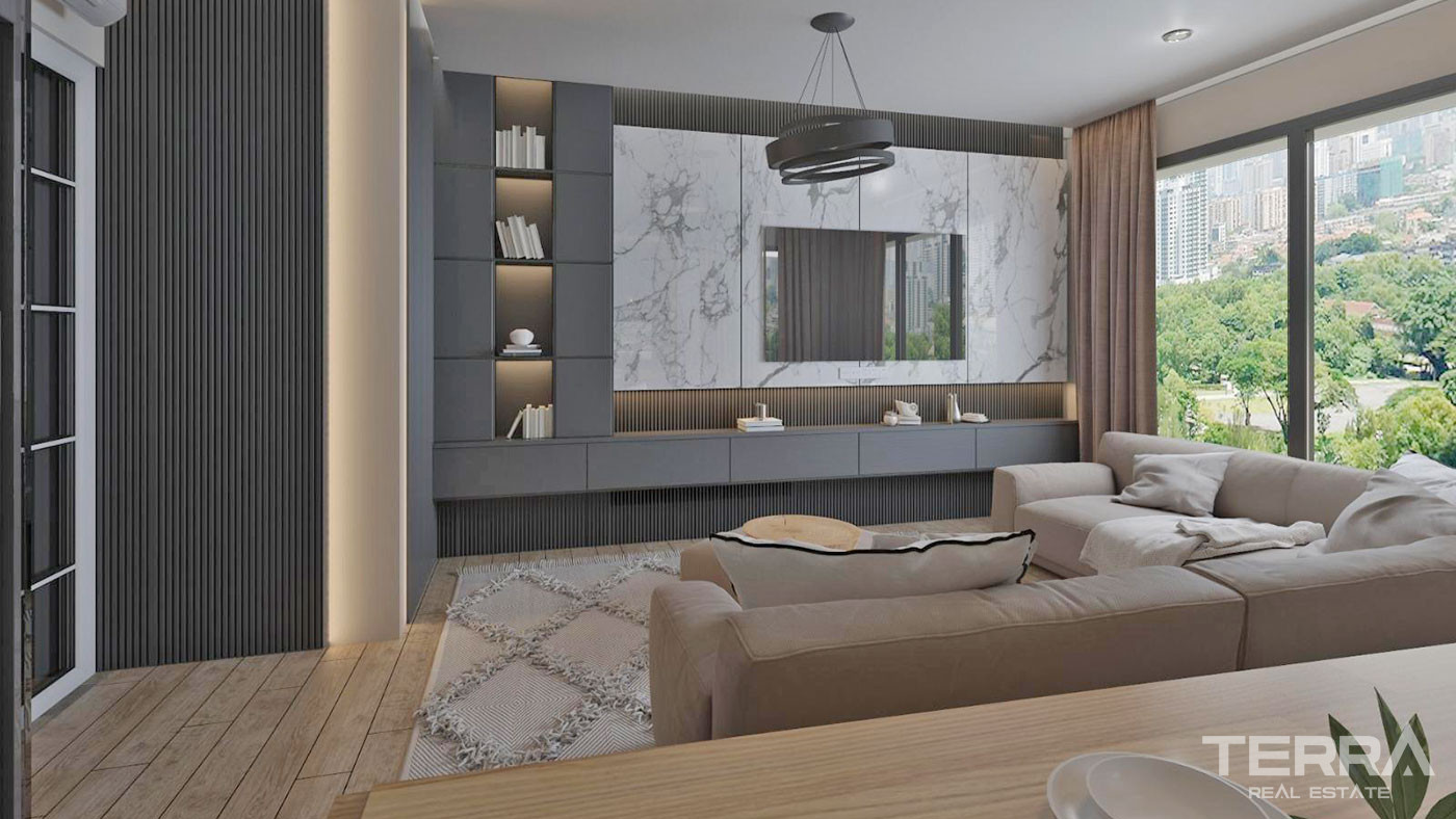 Appartements Modernes 500 m de la Mer à Lara Antalya - 52873