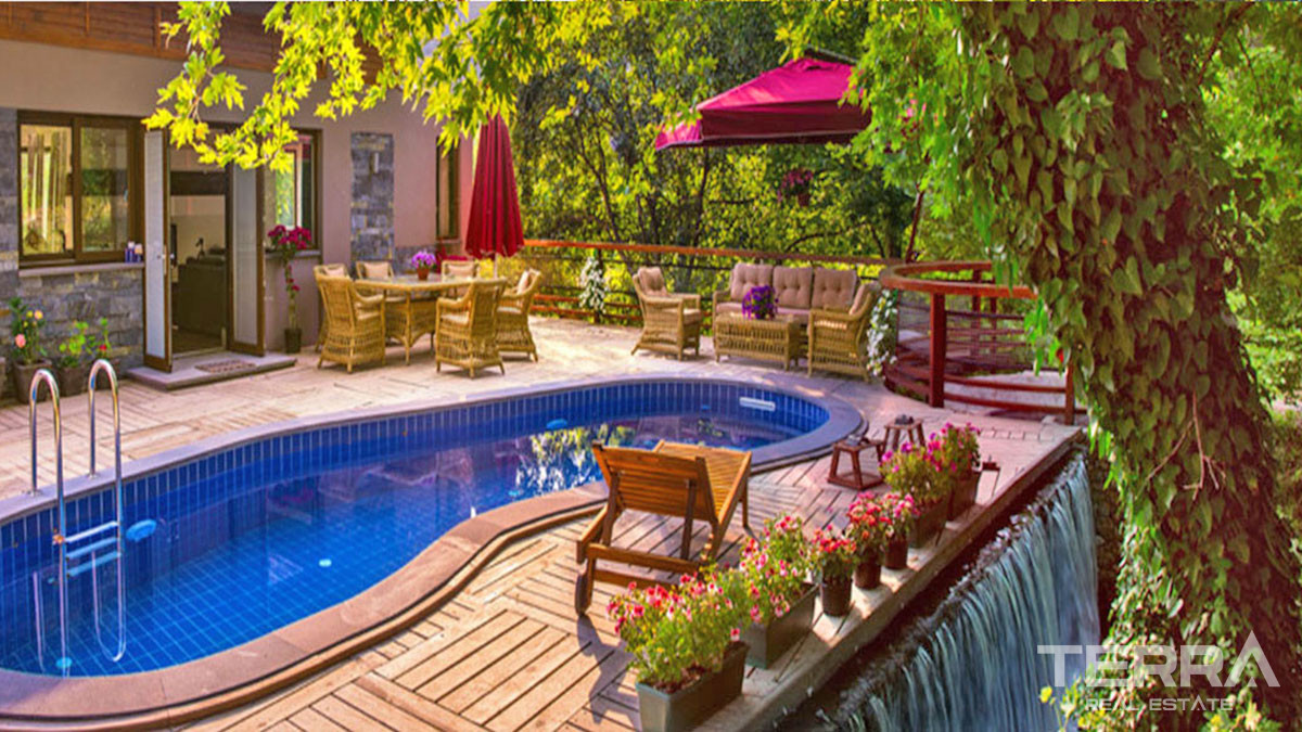 Fully Furnished Resale Villa in Forestry Inlice Göcek Fethiye - 52994