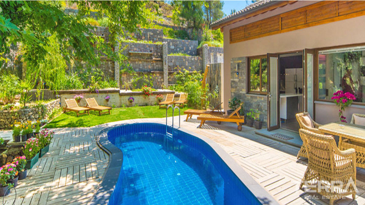 Fully Furnished Resale Villa in Forestry Inlice Göcek Fethiye - 52998
