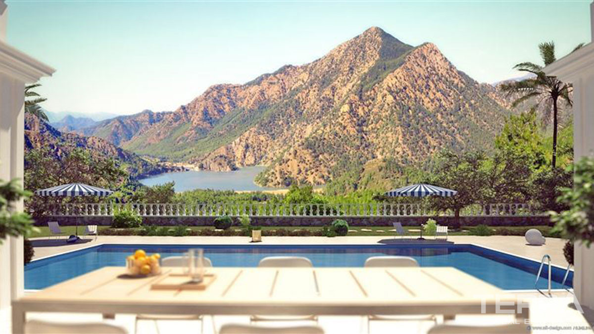 Exclusive Villa with Private Swimming Pool in Fethiye Üzümlü - 53095