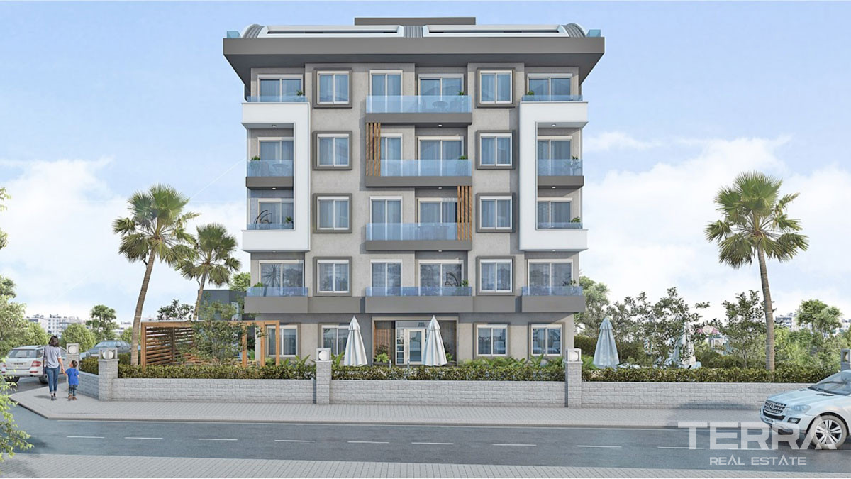 Affordable Apartments in Oba Alanya with Amenities in the Complex - 53108