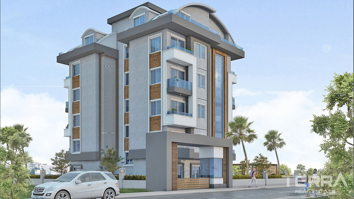 Affordable Apartments in Oba Alanya with Amenities in the Complex - 53109