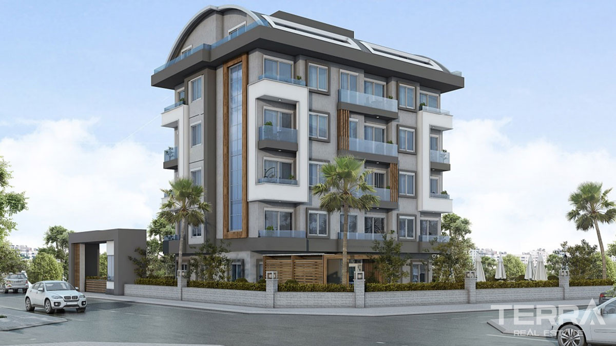 Affordable Apartments in Oba Alanya with Amenities in the Complex - 53111