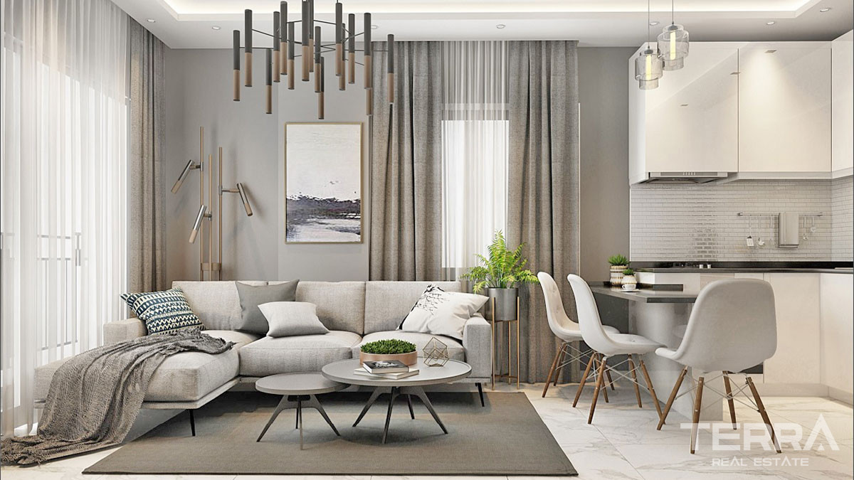 Affordable Apartments in Oba Alanya with Amenities in the Complex - 53115