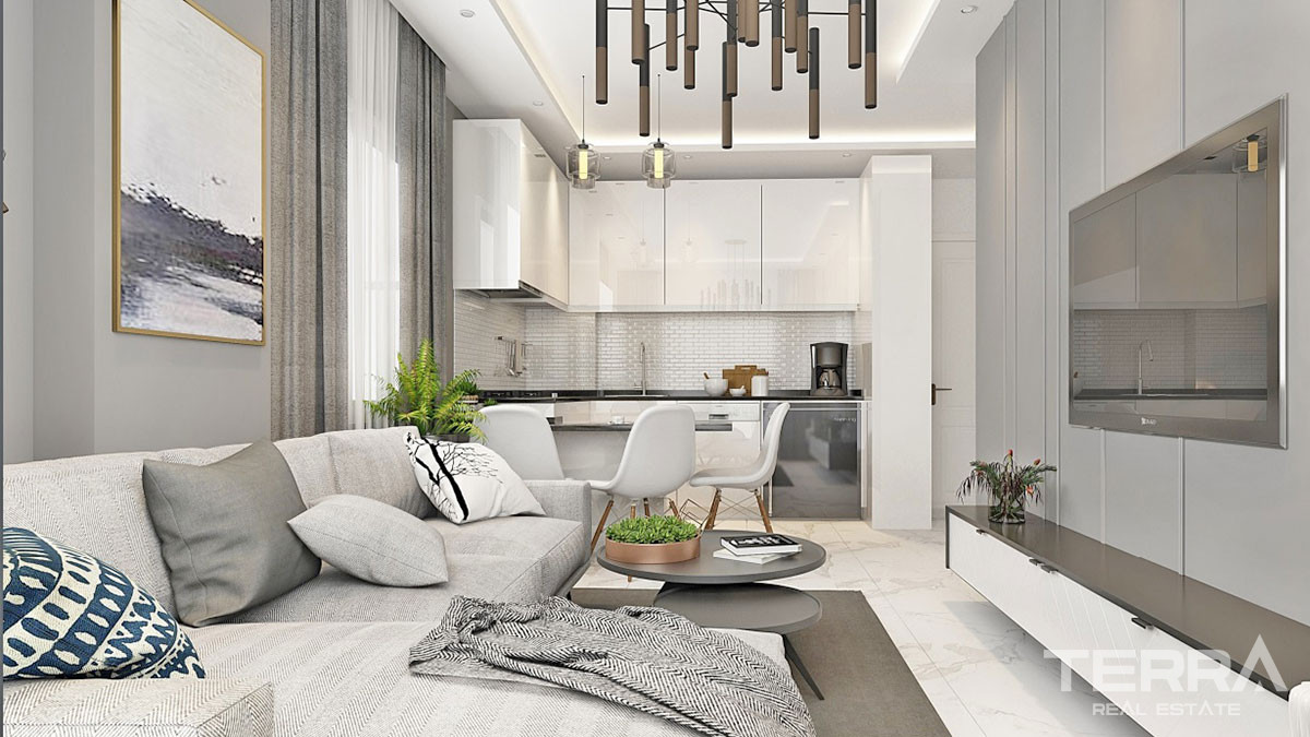 Affordable Apartments in Oba Alanya with Amenities in the Complex - 53117