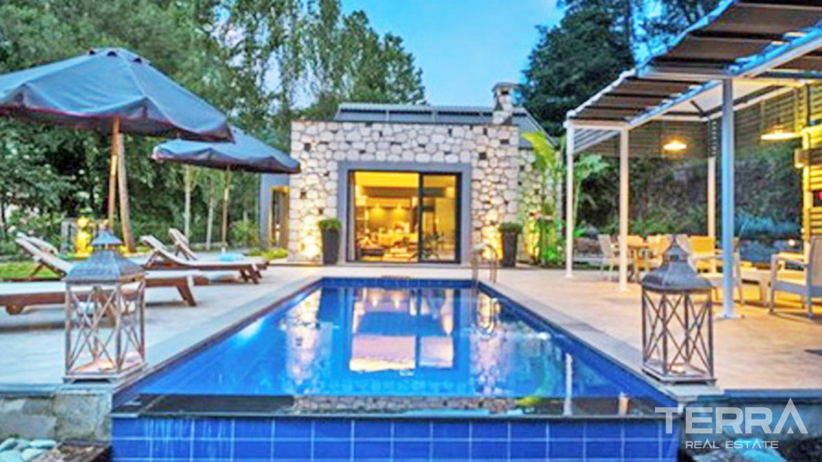 Luxury Villa in Fethiye Göcek Surrounded by Nature with Private Pool - 53446
