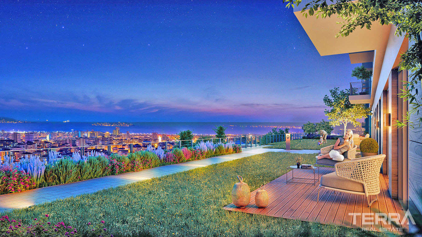 Maltepe Istanbul Apartments with Marvelous Sea and City Views