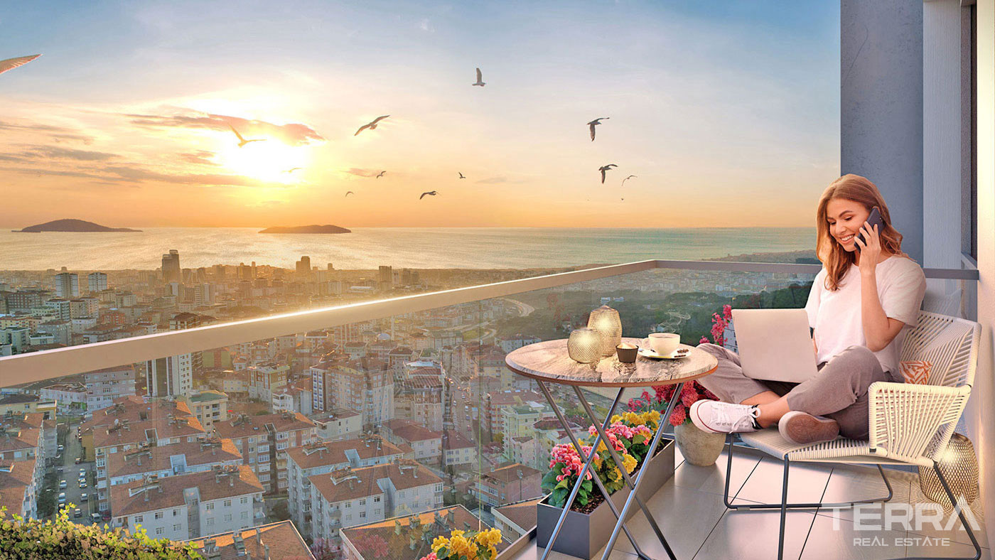 Maltepe Istanbul Apartments with Marvelous Sea and City Views - 53476
