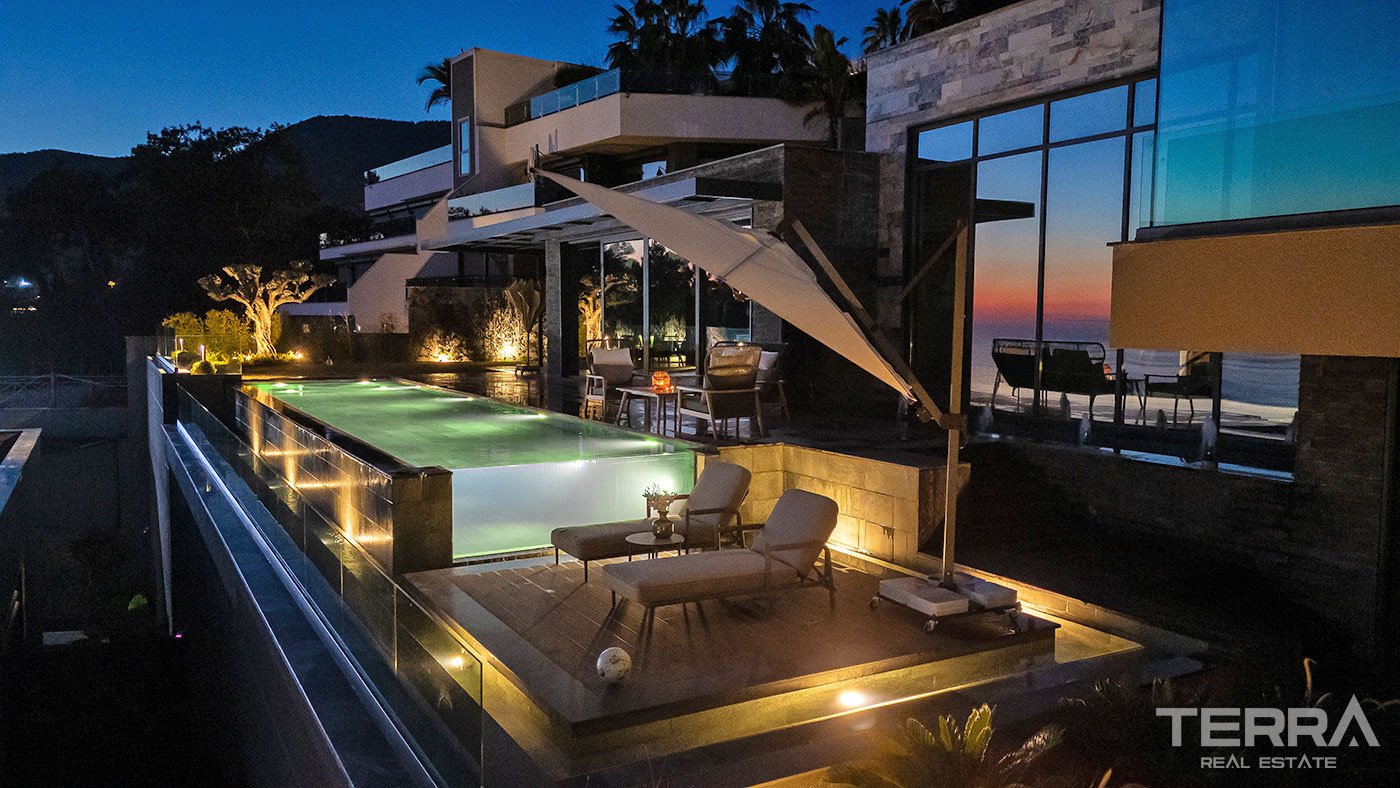 Eksklusive villaer i Alanya Bektaş med panoramaudsigt over havet - 104008
