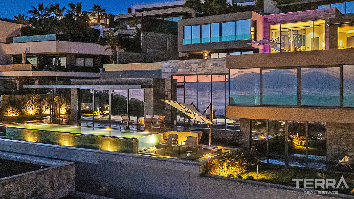 Eksklusive villaer i Alanya Bektaş med panoramaudsigt over havet - 104011