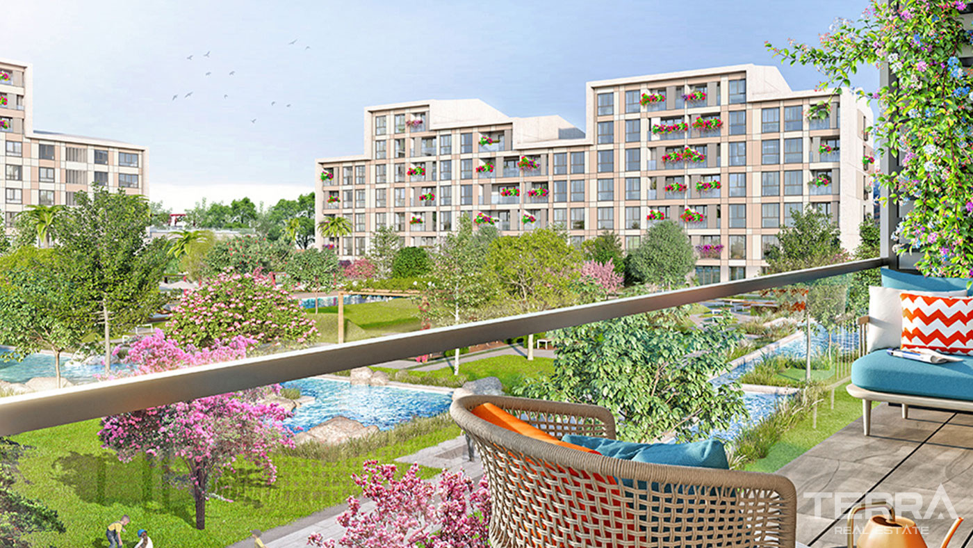 Istanbul Apartments Suitable for Investment in Muhit Sancaktepe - 53903