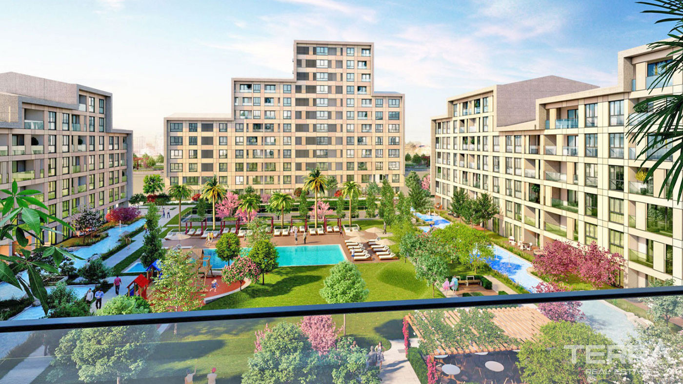 Istanbul Apartments Suitable for Investment in Muhit Sancaktepe - 53904