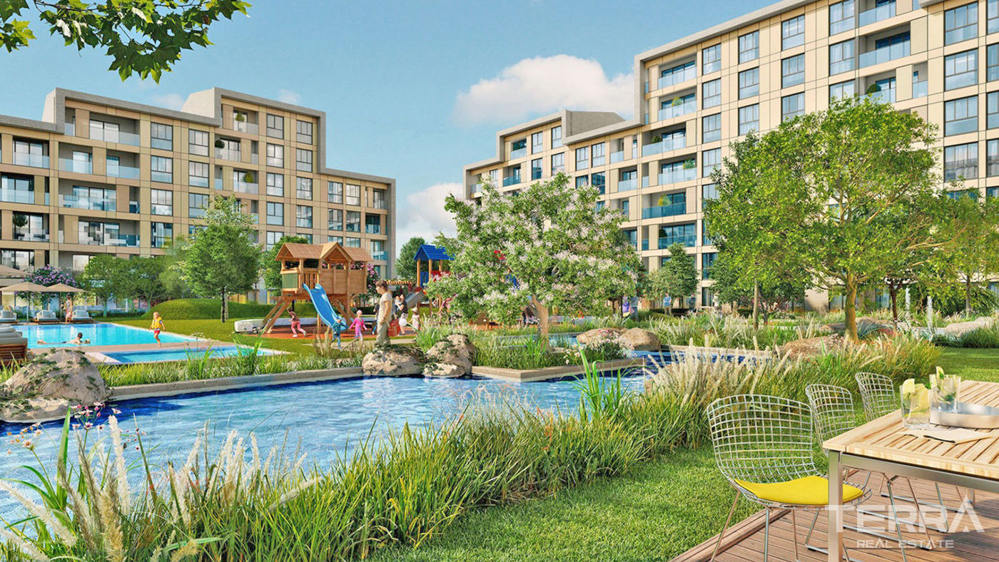 Istanbul Apartments Suitable for Investment in Muhit Sancaktepe - 53907